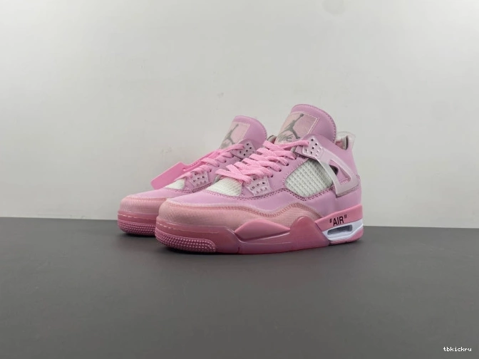Cheap TBkick 4 X PINK OFF-WHITE JORDAN 0707
